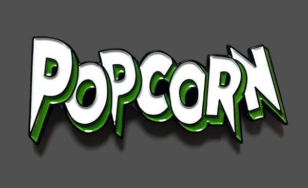 Popcorn Logo Enamel Pin