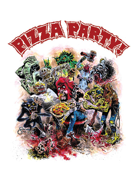 Putrid Pizza Party Sticker