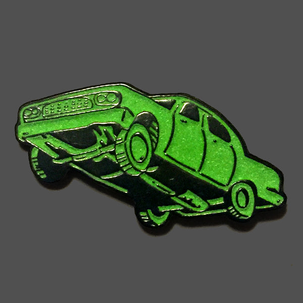 Repo Car Glow-in-the-Dark Enamel Pin
