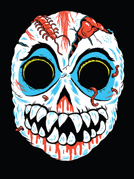Bloody Skull Sticker