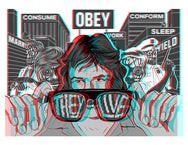 They Live! 3-D Poster with Glasses