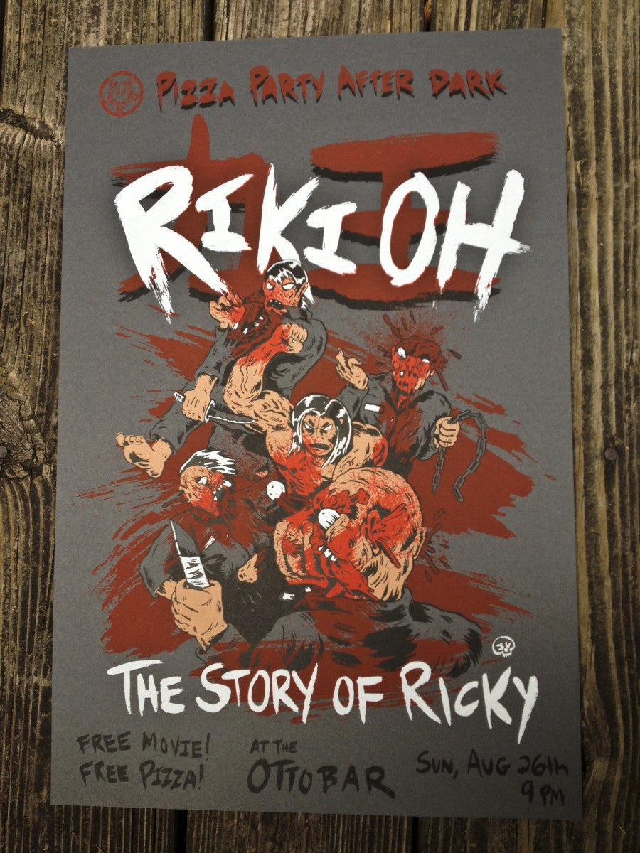 Riki-Oh Screen Printed Poster