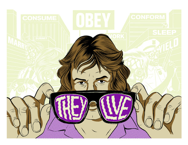 They Live! Glow In The Dark Poster